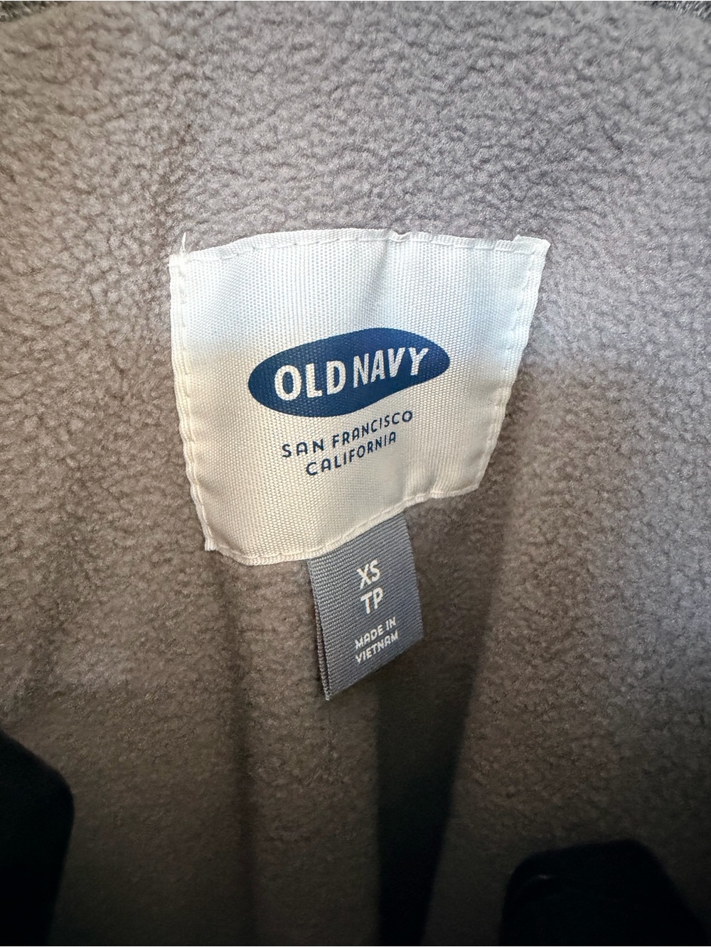 Old Navy Gray Quilted Women's Puffer Jacket - Picture 5 of 7